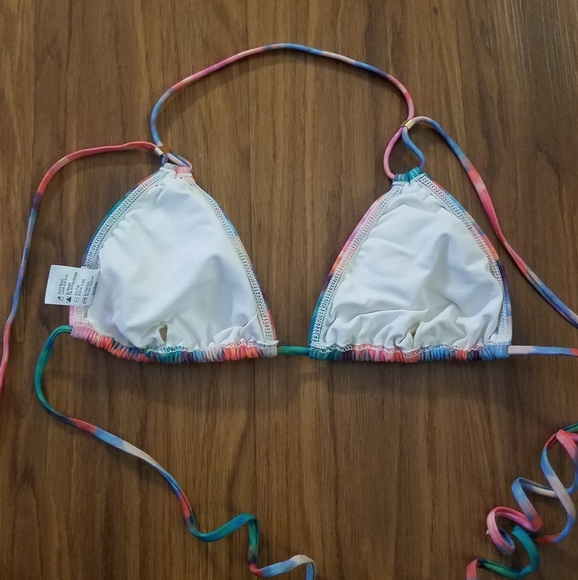 L*space Tie Dye Triangle Bikini Top - Picture 7 of 9